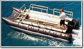 22' Shop To Shore Inflatable Boat