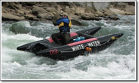 Personal Paddlei Boat In Use On The Lower Yough